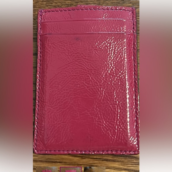 Gucci Pink Patent Leather Monogram Soho Credit Card Case Excellent Condi… - Picture 2 of 3